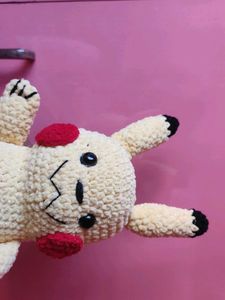 Crocheted Pikachu Plushie