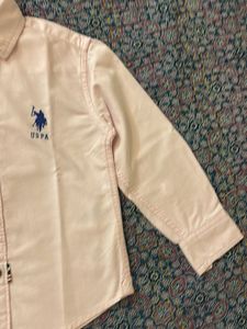 US Polo Assn. Boys Pink Shirt