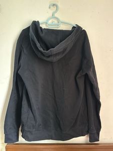 Black Zip-Up Hoodie