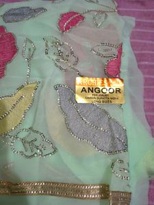 unstitched salwar suit with dupatta