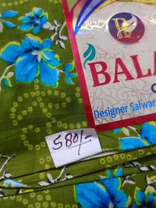 Beautiful Floral Print Dress Material