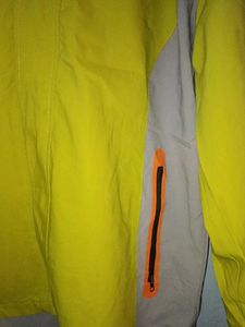 Yellow &amp; Grey Zip-Up Jacket