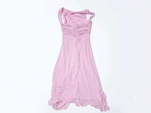 Savana Chic Ruched Mesh  Dress
