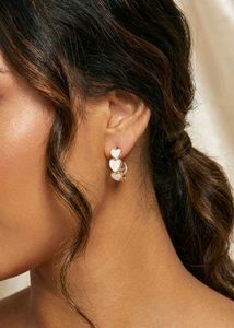 Heart Hoop Earrings😍new✅️