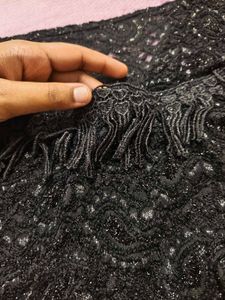 Elegant Black Lace Top (Negotiable)