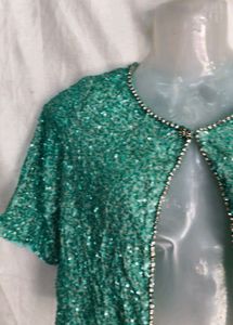CYAN GREEN SHRUG