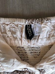 Divided H&amp;M Paisley Print Corset Top S