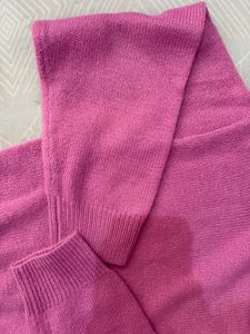 Pink Mock Neck Sweater