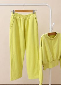 Lime Green Sweatshirt &amp; Jogger Set