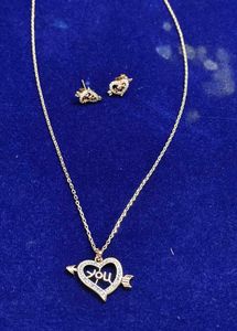 Heart &amp; Arrow "You" Necklace