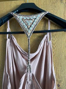 Dusty Rose Spaghetti Strap Dress