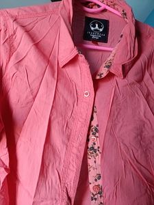 Peach Ladies Shirt L Size