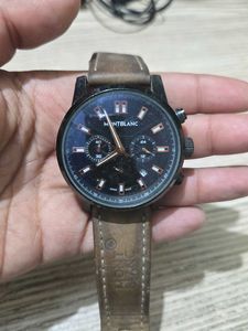 Montblanc Brown Leather Watch