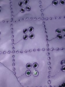 Lavendar Long Gown 🌟💎 Mirror Work Like New