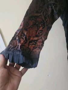 Stylish Printed Kurta with long sleeves