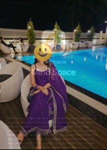 🪻Elegant Purple Kurta Set with Dupatta🪄
