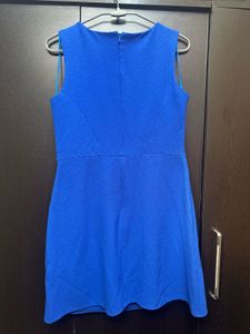 Newlook Blue Sleeveless Sheath Dress