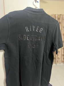 Stylish Black Polo T-Shirt