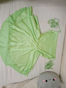 Open Back A-Line dress