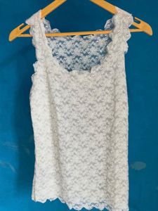 Sheer Lace Tank Top
