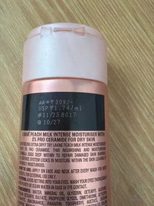 Lakme Peach Milk Intense Moisturiser