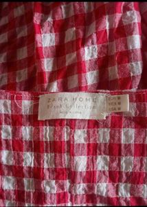 Chic Red Gingham Maxi Dress