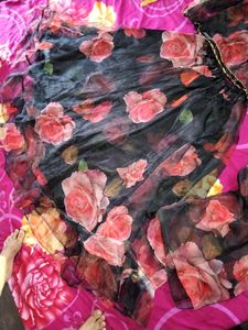 Organza Floral Heavy Flair Lehanga❤️