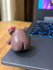 Cute Bear Desk Figurine - "You Can Do It!"