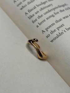 Chic Gold Abstract Ring