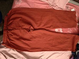 linen Terracotta Pants
