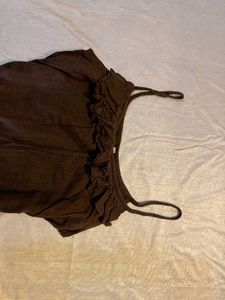 Brown Sugar Ruffle Dress🫖
