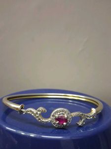 Elegant Silver Bangle Bracelet