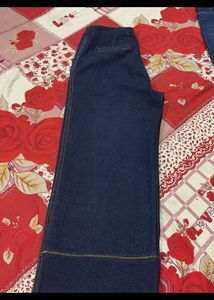 Wide Leg Denim Pants