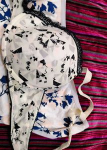 Floral Bra &amp; Panty Set