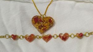 Combos Bracelet And Chain Pendant
