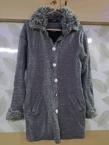Korean Winter Coat Woolen Fur