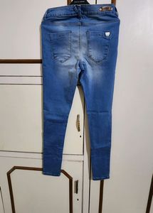 ONLY Blue Faded Skinny Jeans