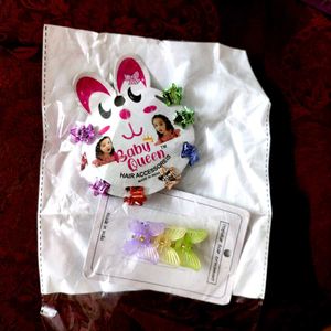 Cute  Queen Hair Clips Set