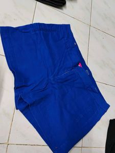 Vibrant Blue Cargo Pants