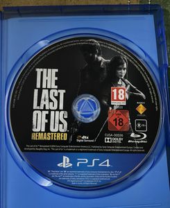 The Last Of Us Remastered PS4 CD