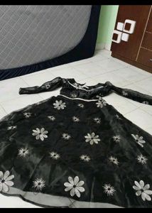Elegant Black Ethnic Gown