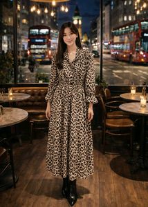 Zara Leopard Print Ruffle Dress