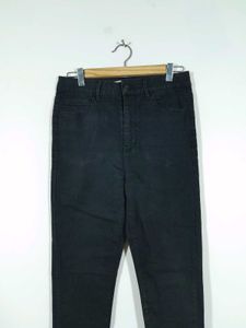 Black High Rise Jeans For Women's