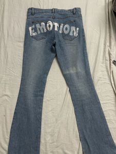 Women's Blue Flared Jeans