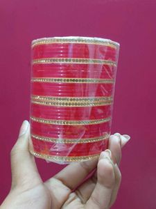 Red &amp; Gold Bangles