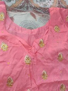 Pink Embroidered Salwar kameez