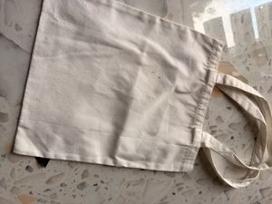 Cute Tote Bag with Black Ribbons