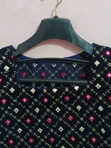Black Embellished Kurti