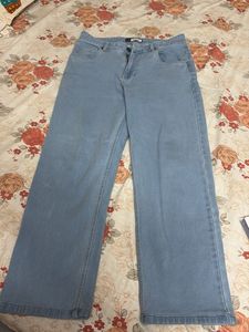 Light Wash Wide Leg Jeans