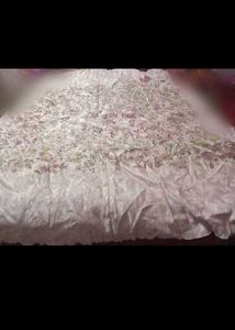 Vintage Floral Embroidered Bedding Set